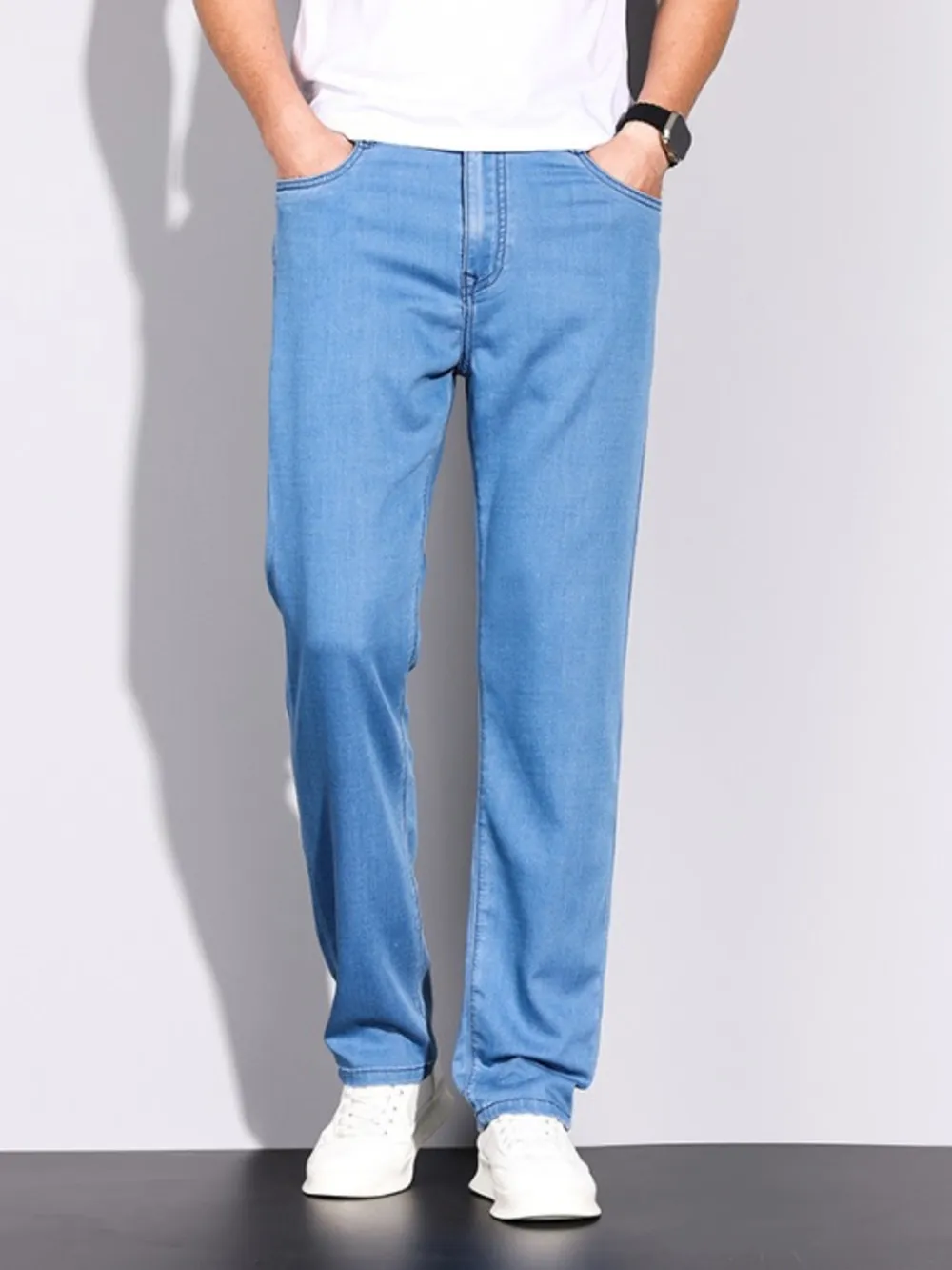 Men's Wash Slim Fit Jeans, image 4