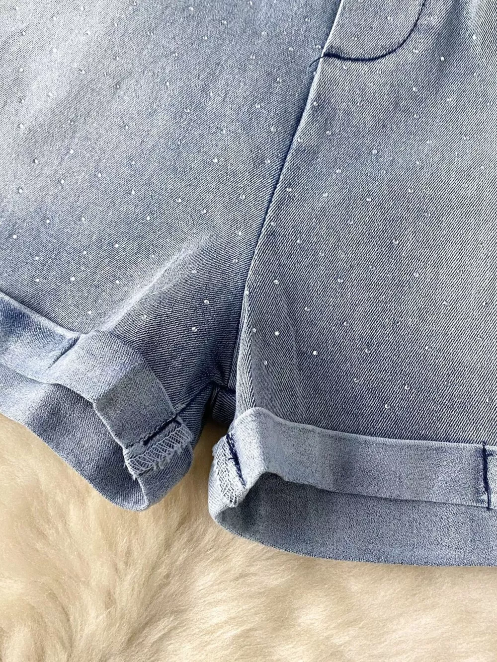 Strapless Denim Romper with Pockets, image 6