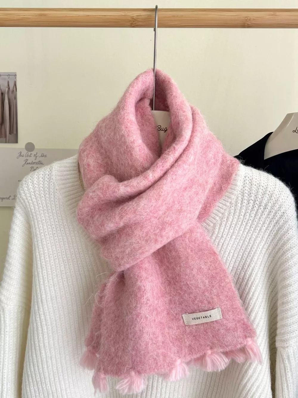 Tassel Knitted Scarf, image 8