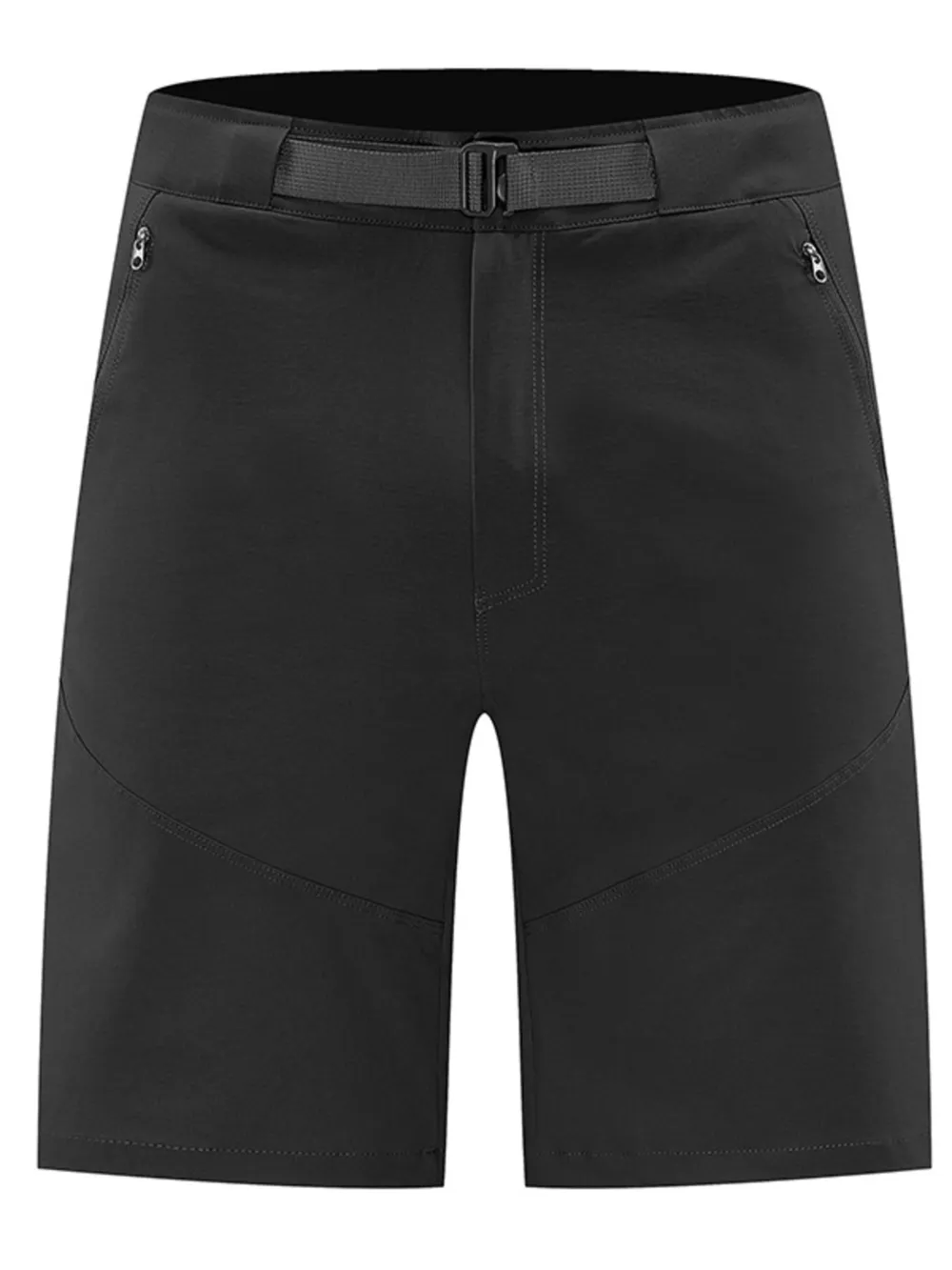 Men's Plus Size Zip Detail Shorts, image 2