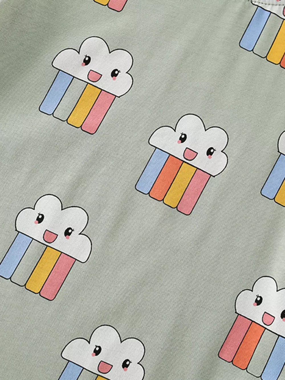 Children's Cloud Rainbow Print T-Shirt, image 4