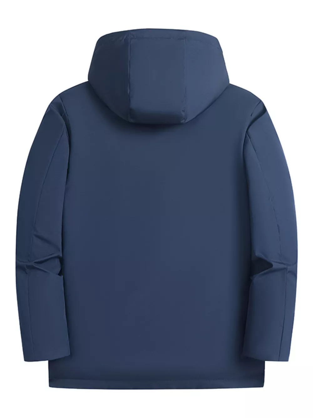 Men's Plus Size Fleece Lined Hooded Winter Coat, image 4