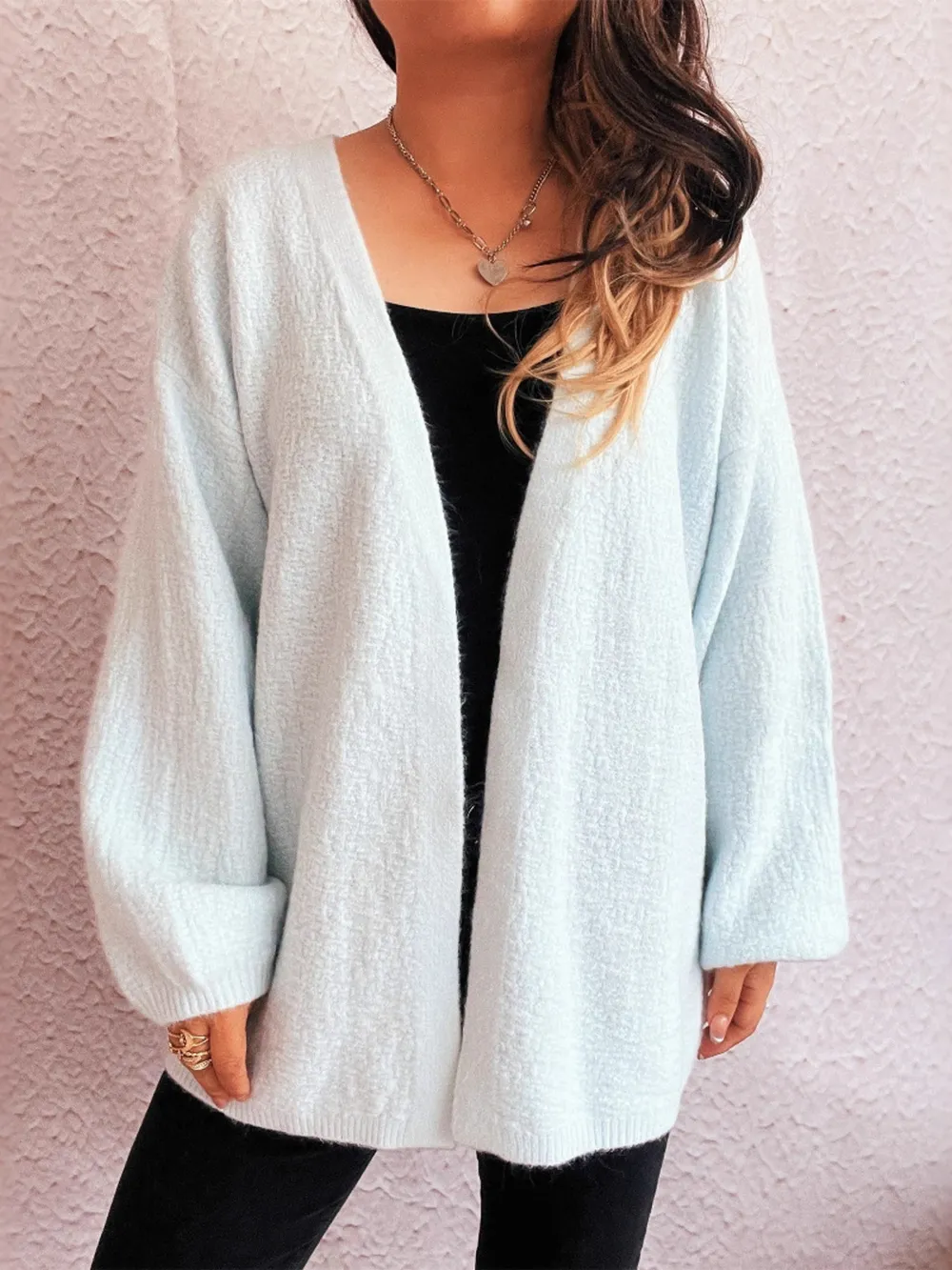 Open Front Long Sleeve Cardigan, image 15