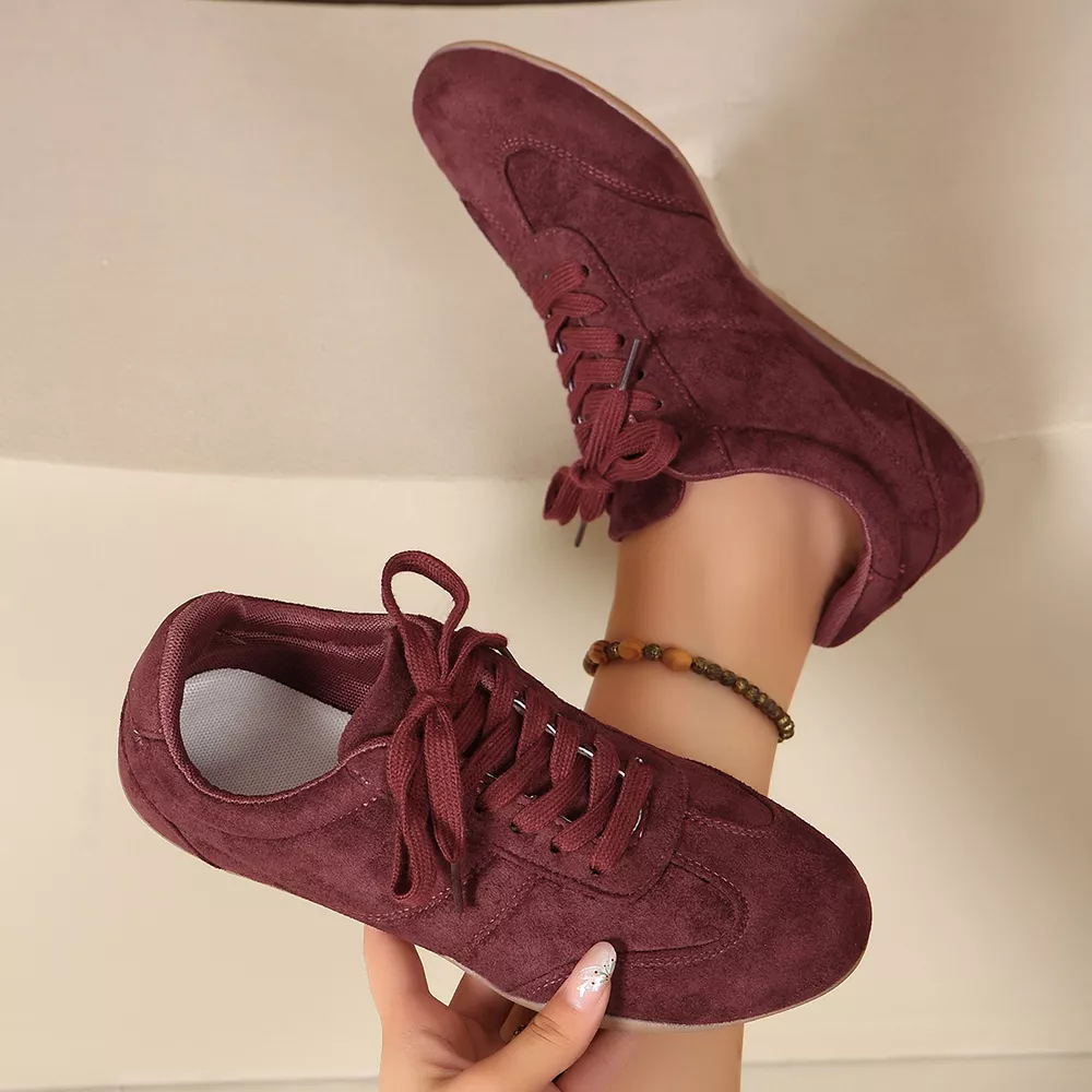 Round Toe Lace Up Sneakers, image 9