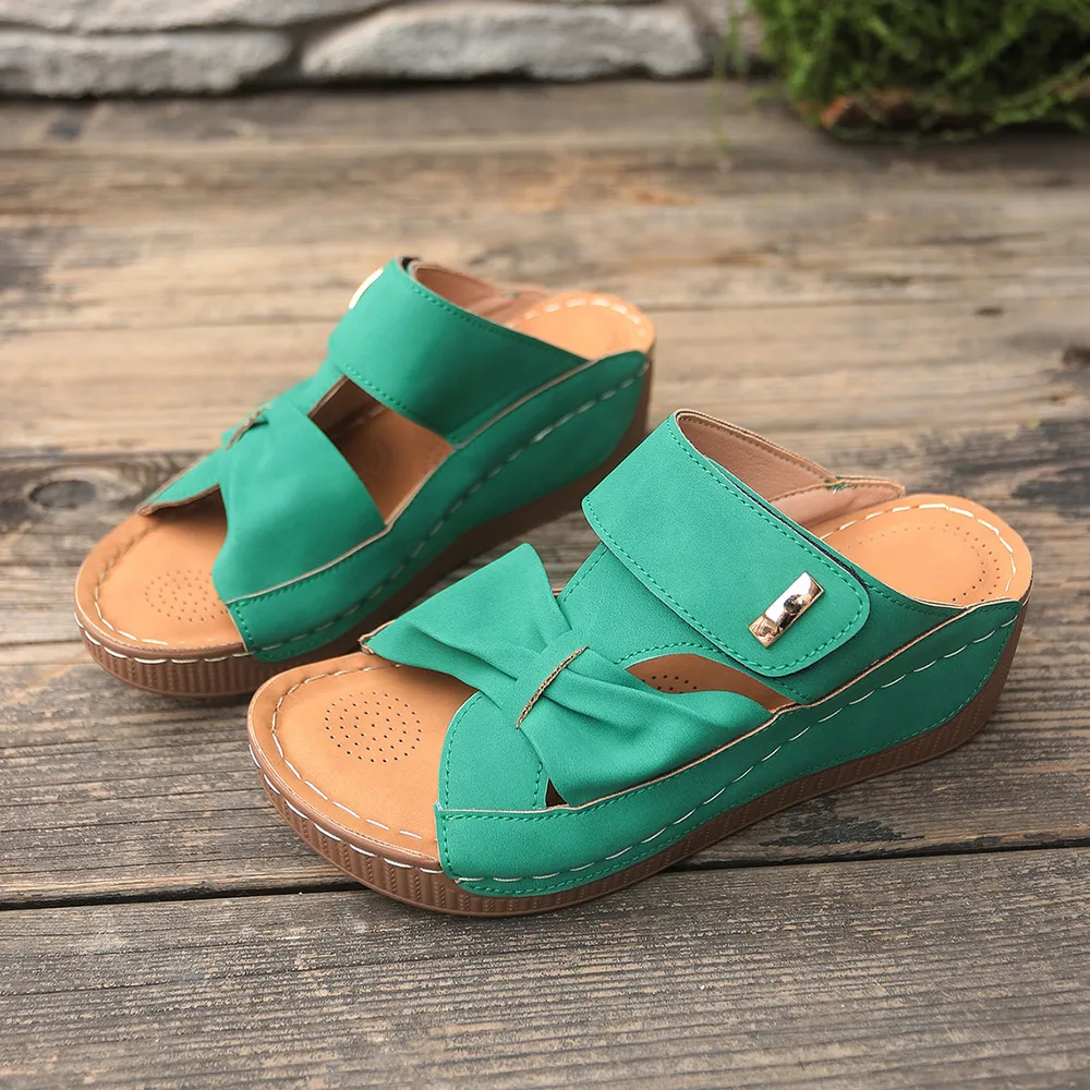 Open Toe Wedge Sandals, image 4