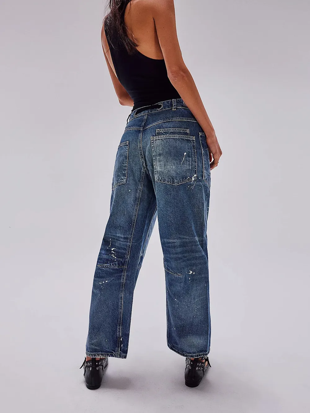 Washed Wide Leg Jeans, image 13