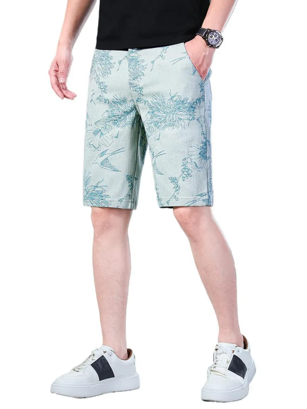 Men's Printed Casual Shorts, image 3