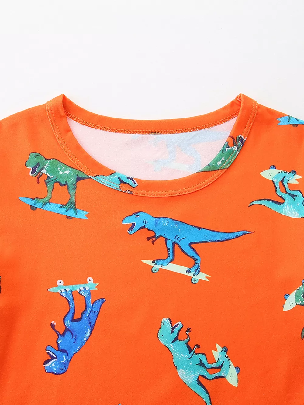 Children's Dinosaur Print Tee and Shorts Set, image 3