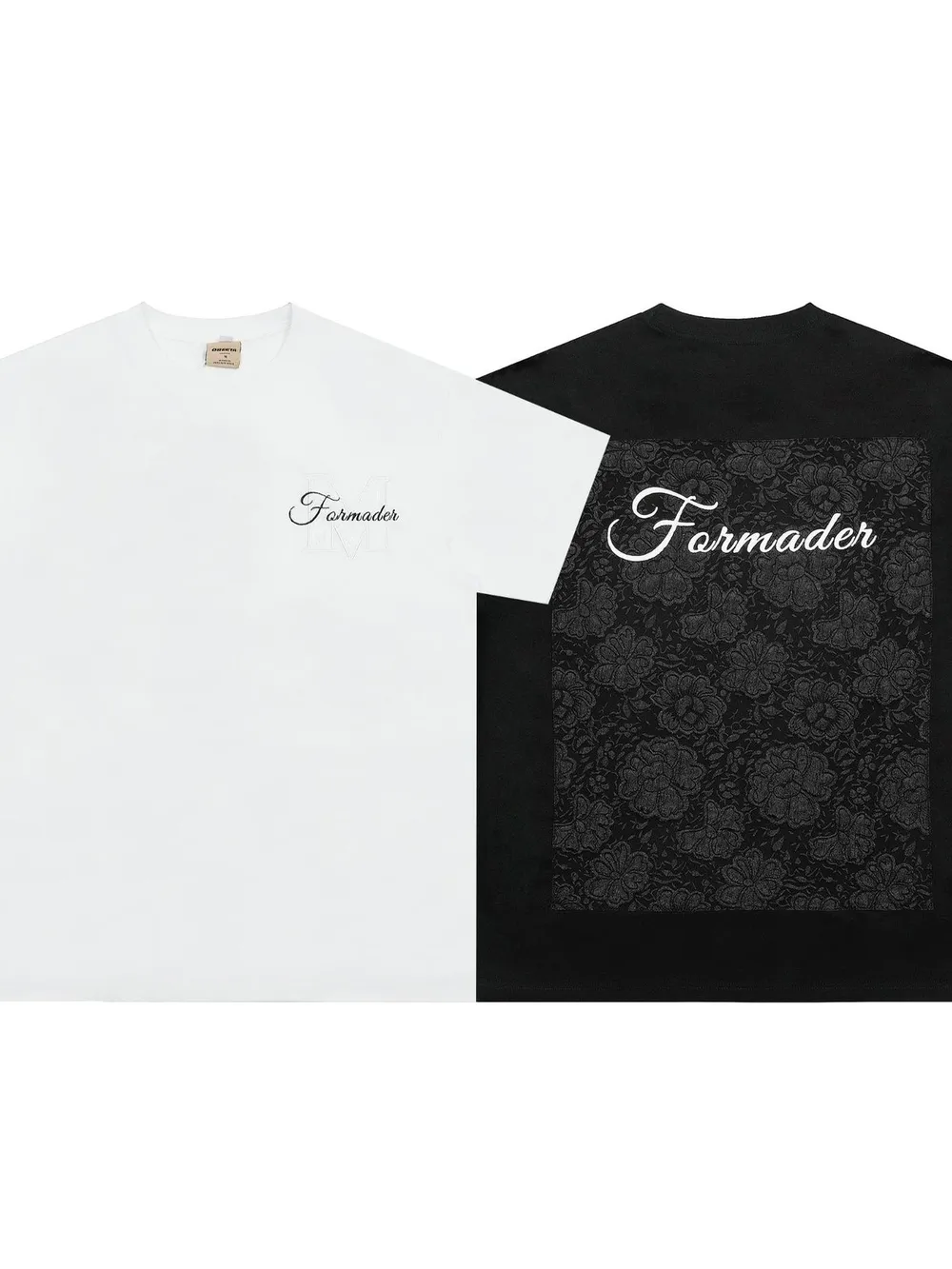 Men's Round Neck Embroidered Letter T-Shirt, image 7