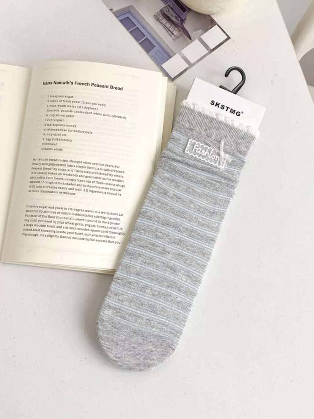 2 Pair Casual Breathable Crew Socks