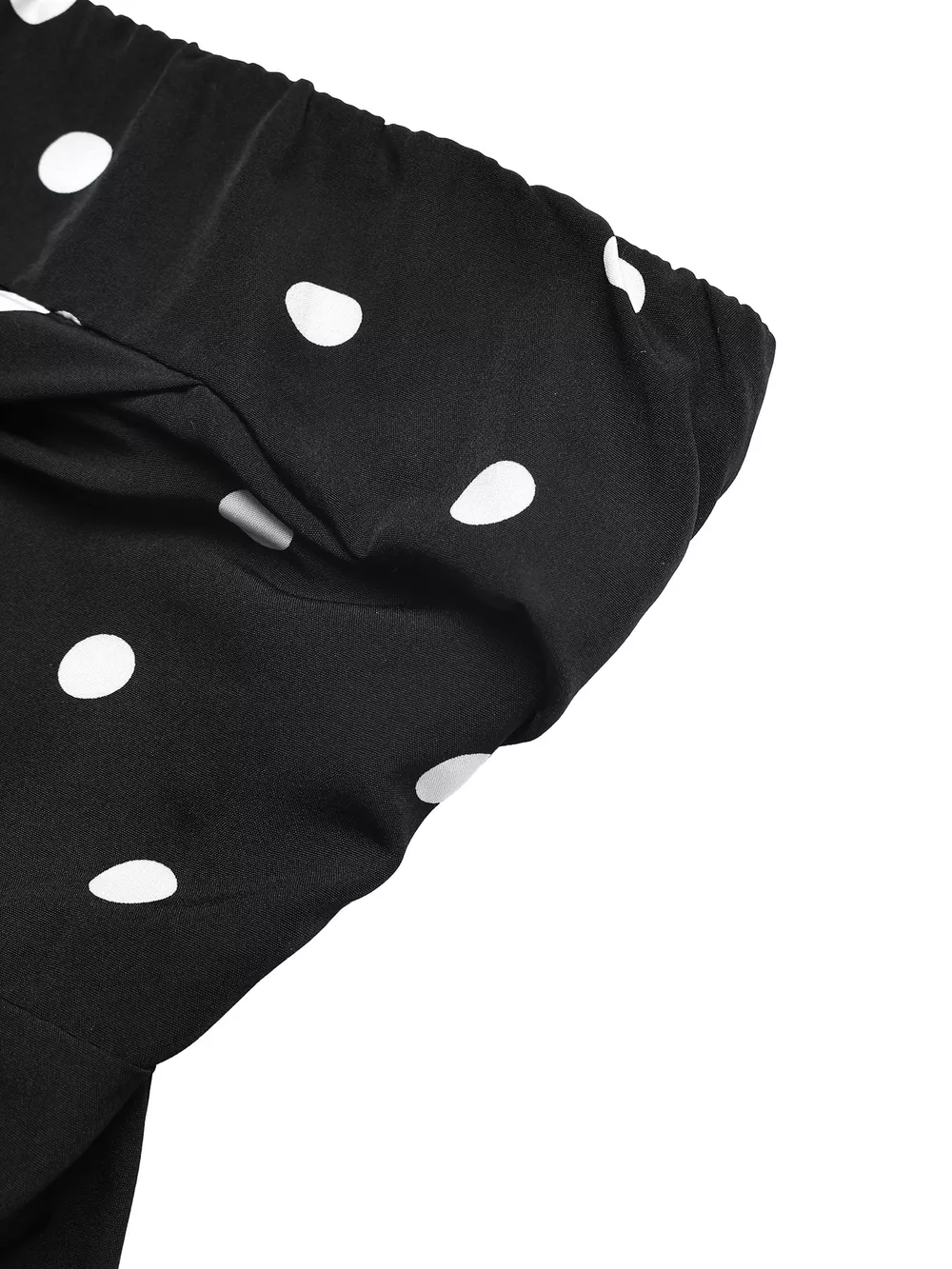 Polka Dot Strapless Wide Leg Jumpsuit, image 10
