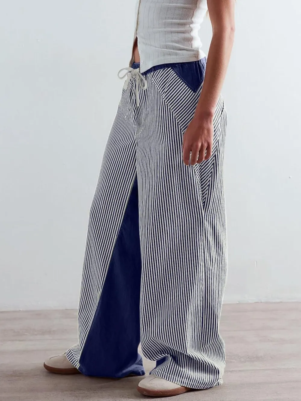 Striped Wide Leg Jeans, image 19