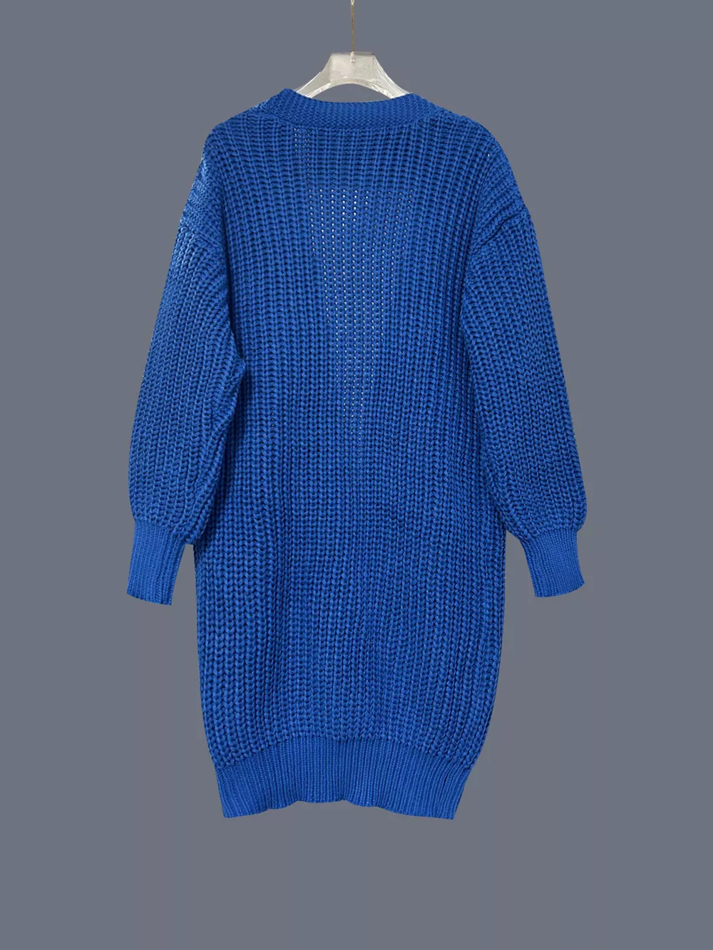 Chunky Knit Open Front Cardigan, image 5