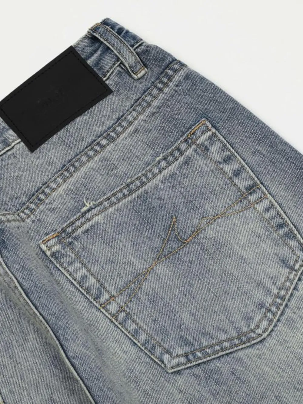 Men's Vintage Wash Distressed Jeans, image 18