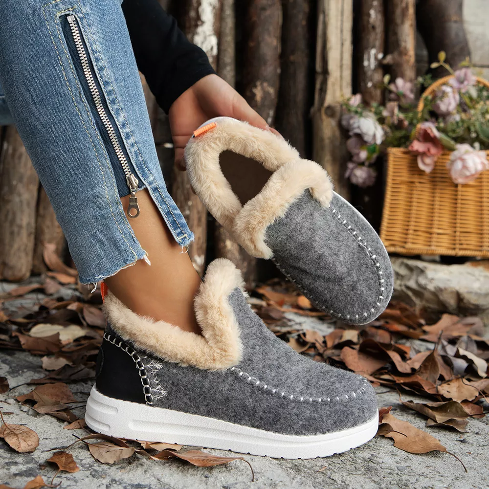 Round Toe Winter Ankle Boots, image 6