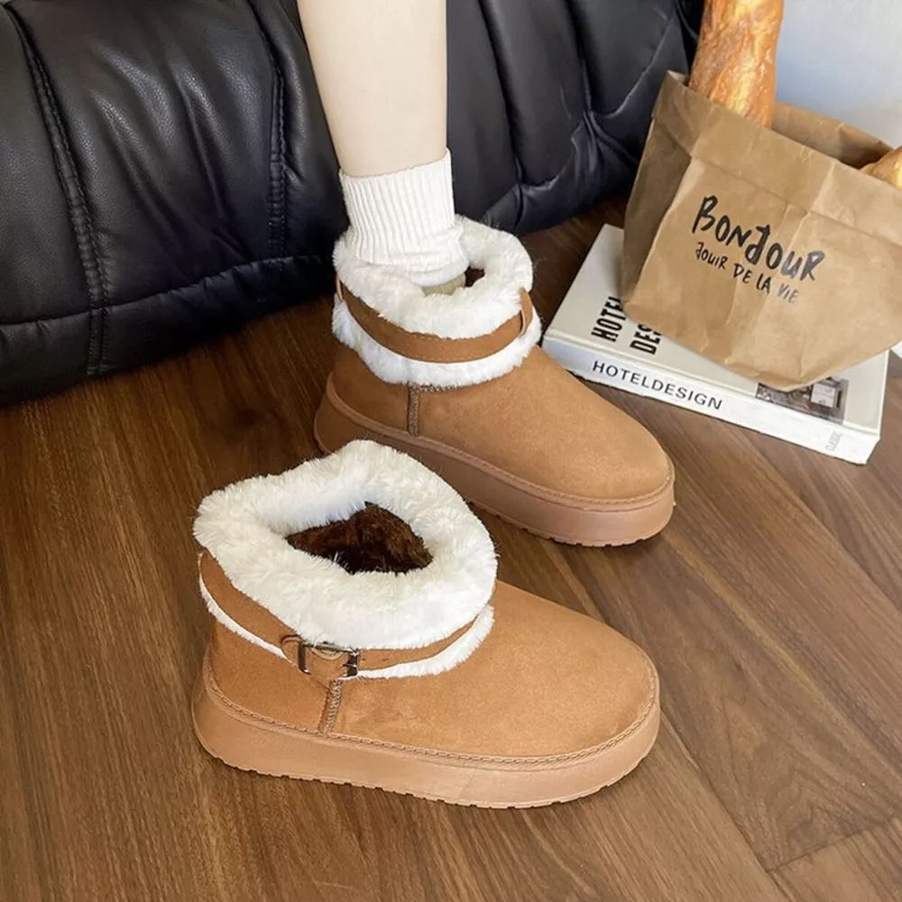 Round Toe Platform Boots, image 4