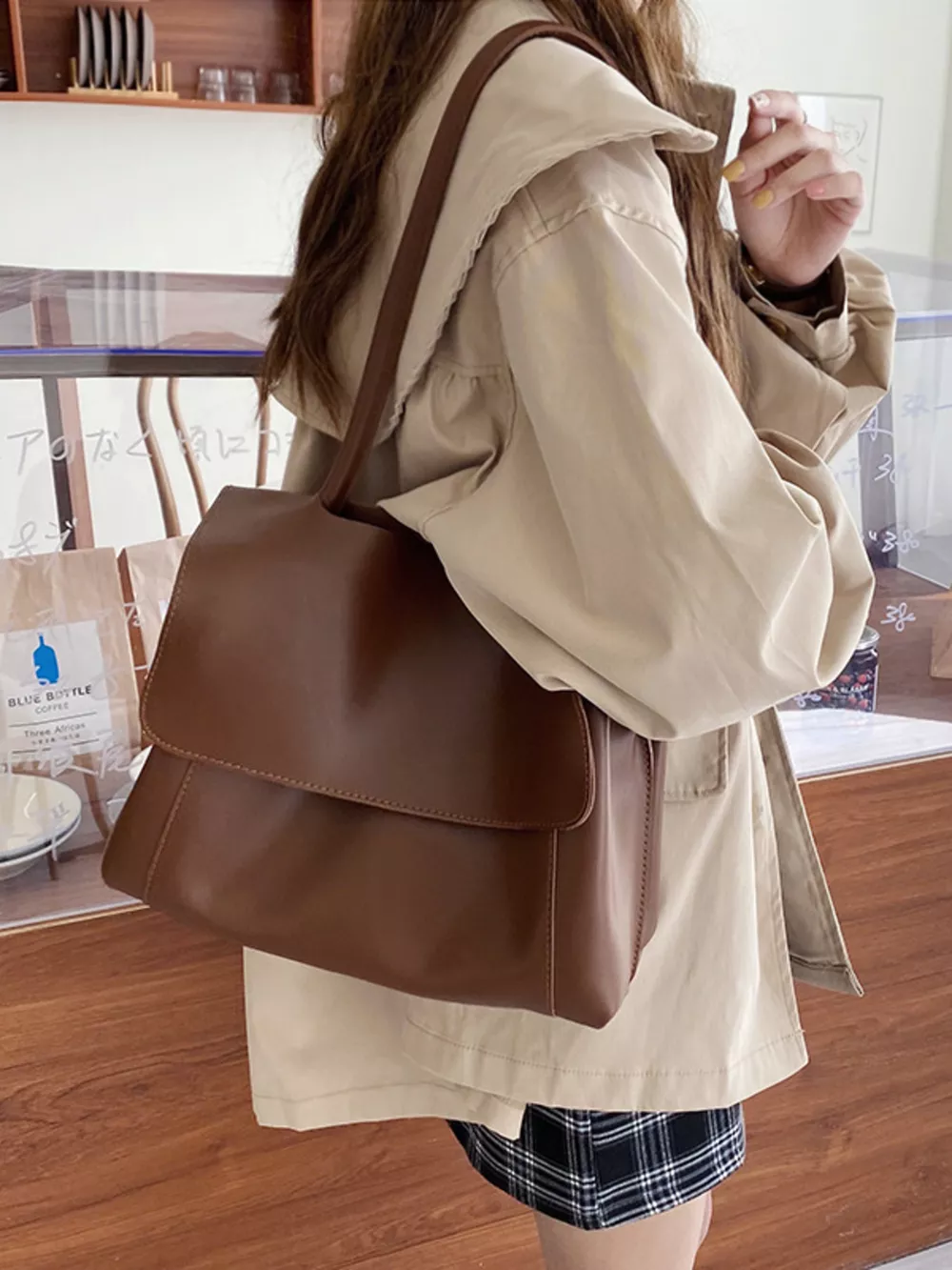 Flap Closure Crossbody Bag, image 10
