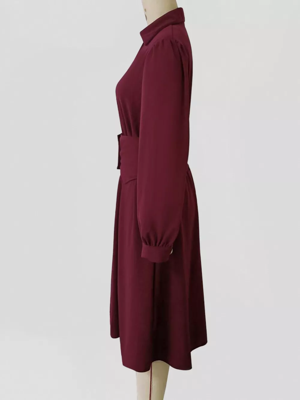 Johnny Collar Long Sleeve Dress, image 7
