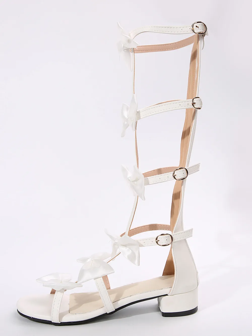 Bow Low Heels Sandals, image 13