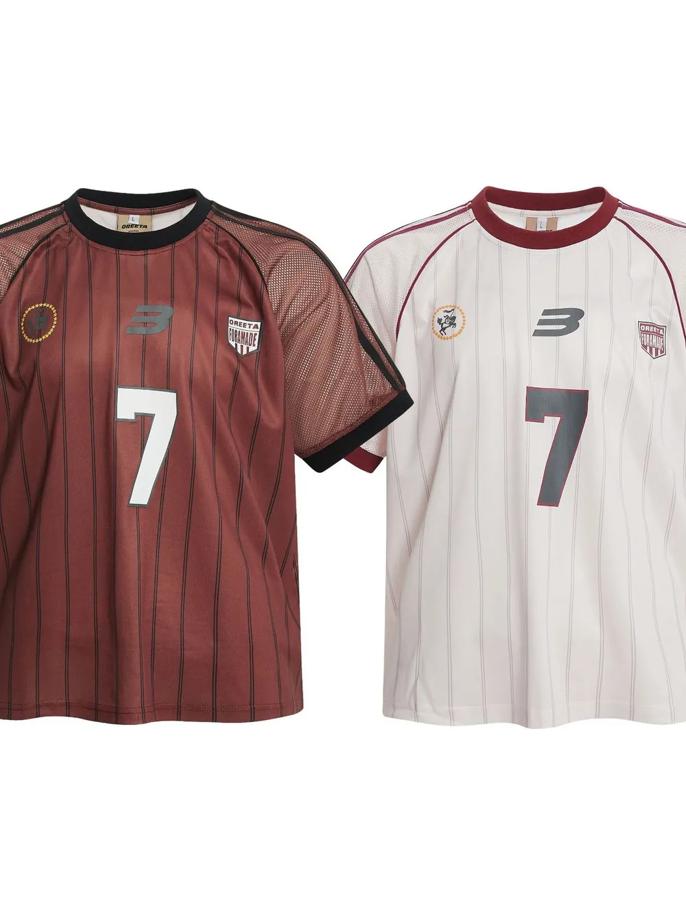 Men's Number 7 Striped Short Sleeve T-Shirt, image 5