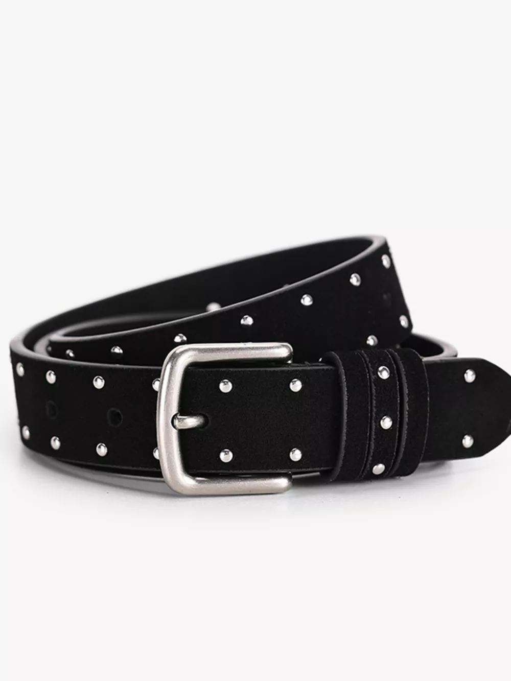 Studded Adjustable Buckle Belt