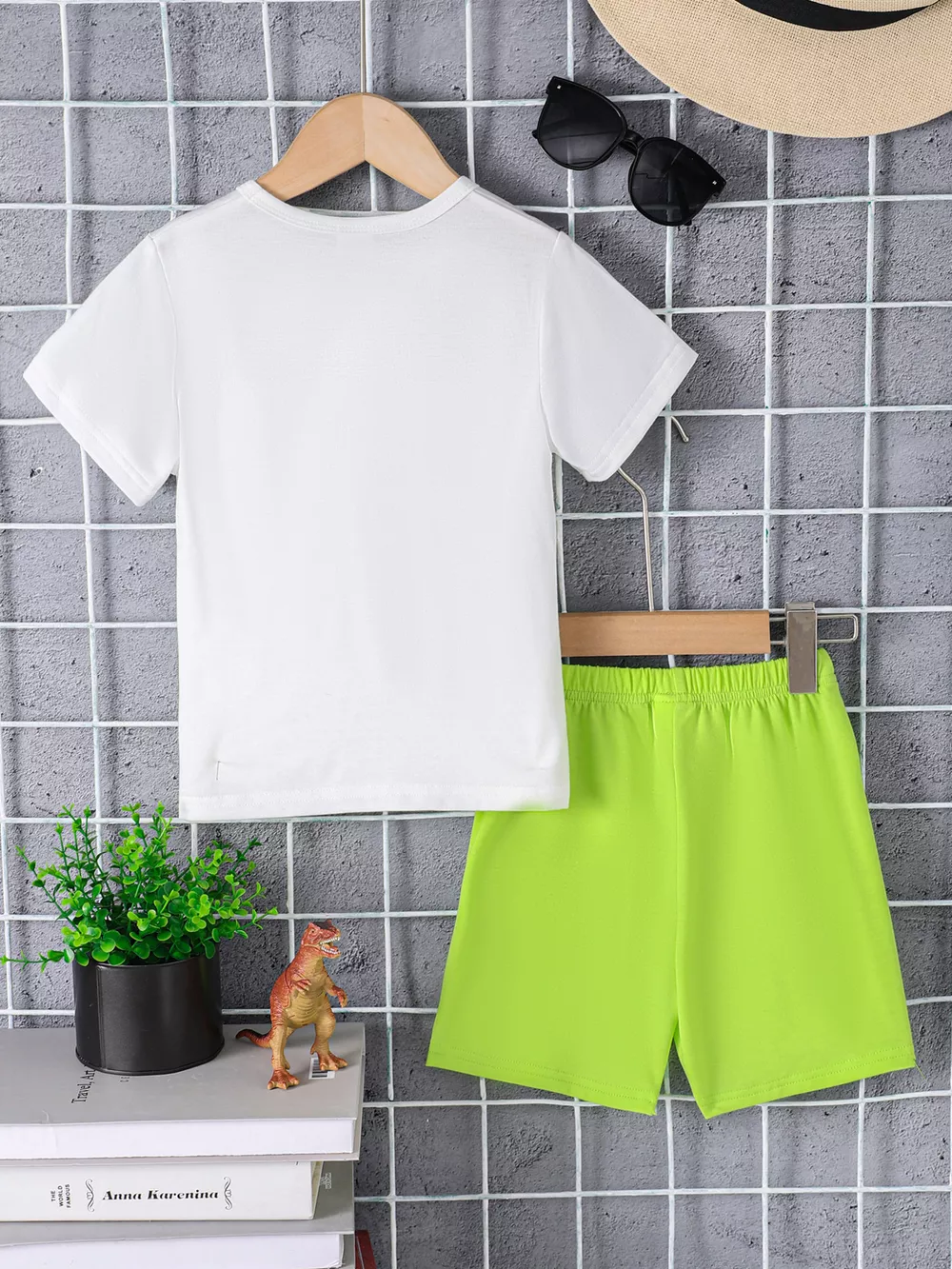 Children's Dinosaur Short Sleeve T-shirt & Shorts Set, image 5