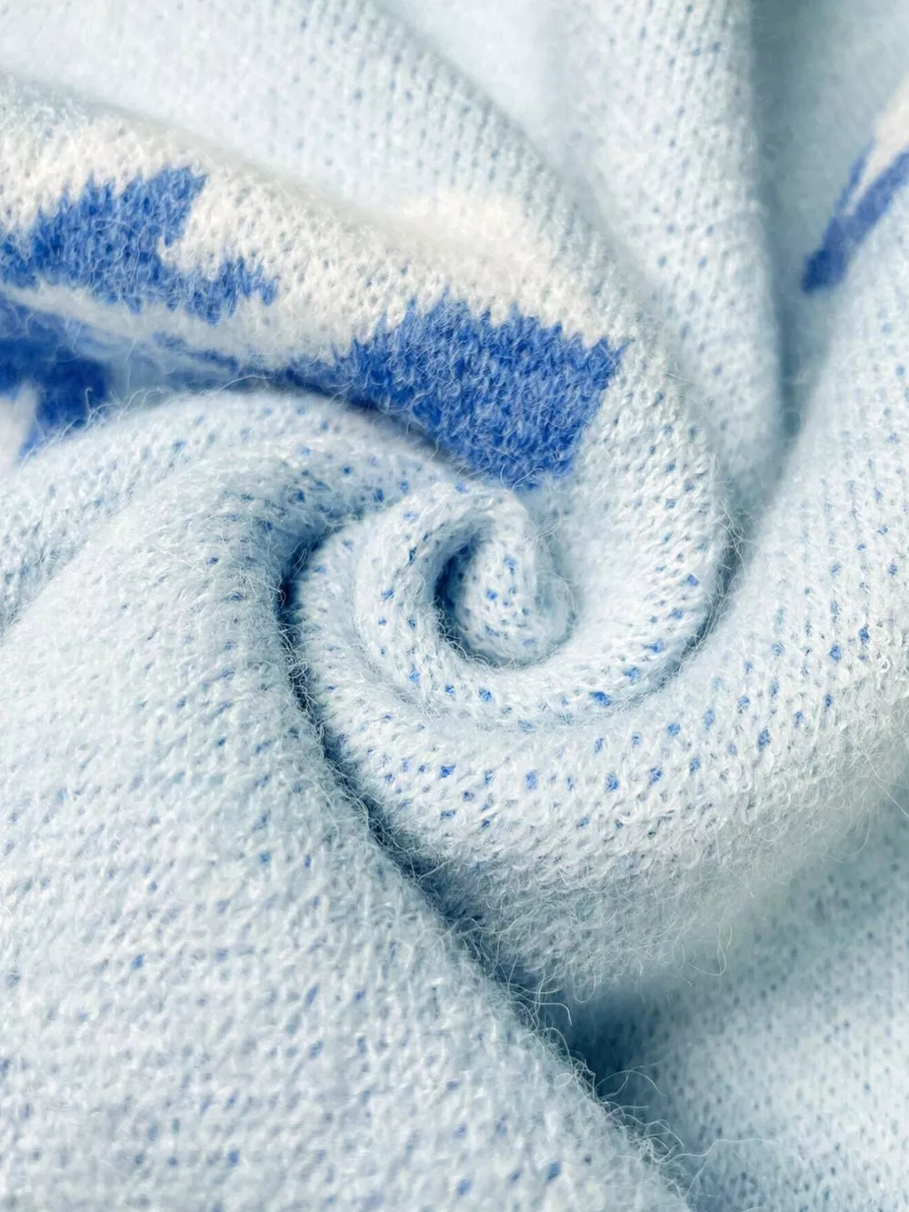 Bow Round Neck Dropped Shoulder Sweater, image 3
