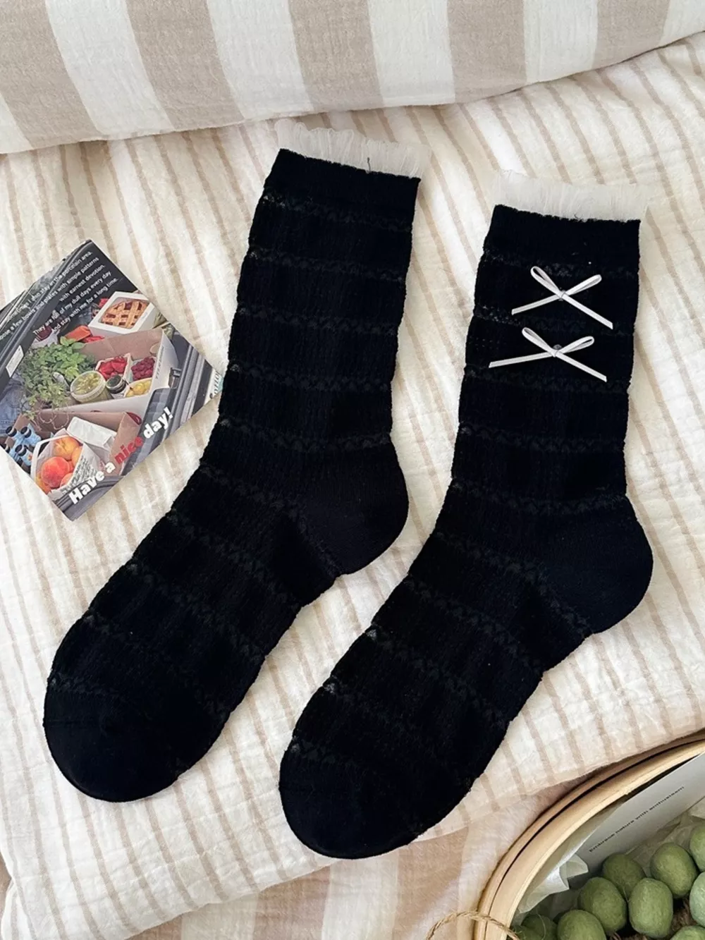 Ribbon Bows Socks