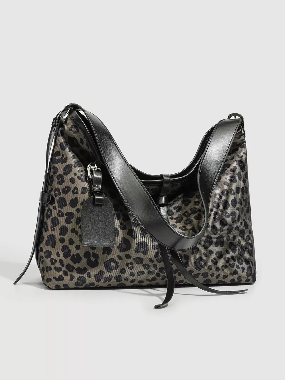 Leopard Hobo Shoulder Bag, image 3