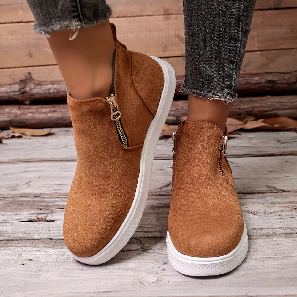 Round Toe Ankle Boots, image 3