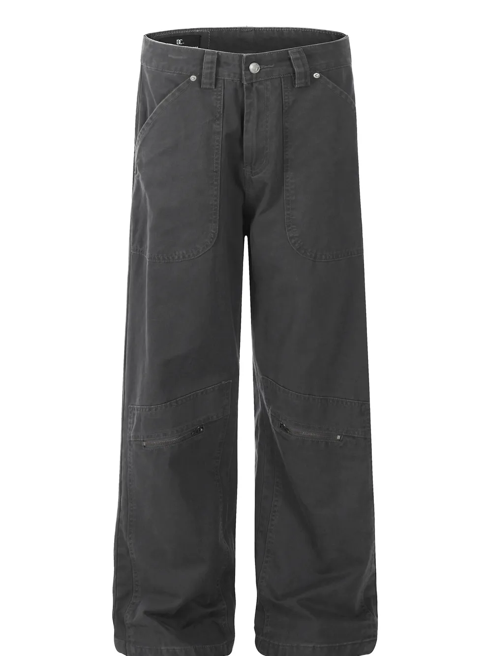 Men's Oversized Wide Leg Jeans with Multiple Pockets