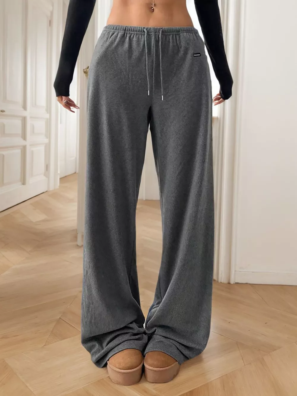 Relaxed Fit Drawstring Pants, image 12