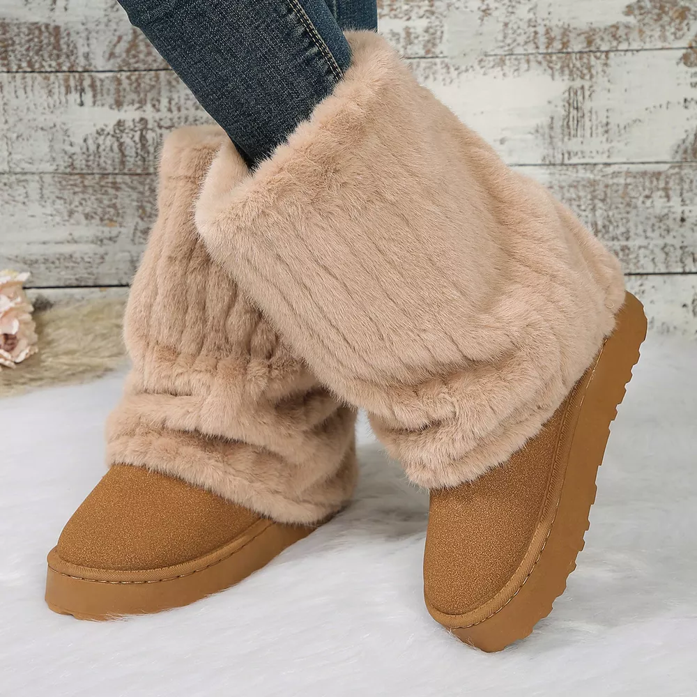 Round Toe Platform Boots, image 8