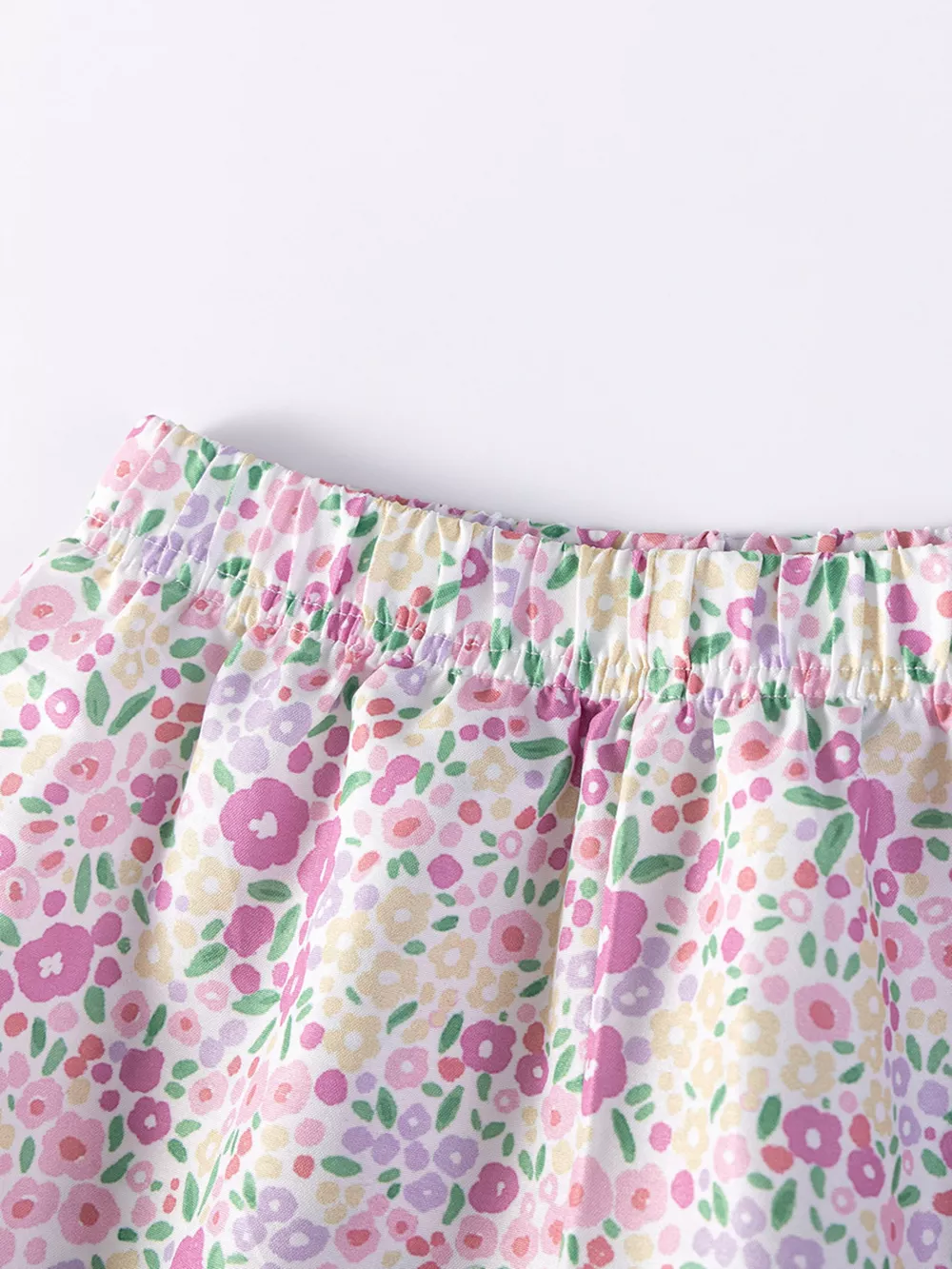 Children's Floral Unicorn Top and Shorts Set, image 5