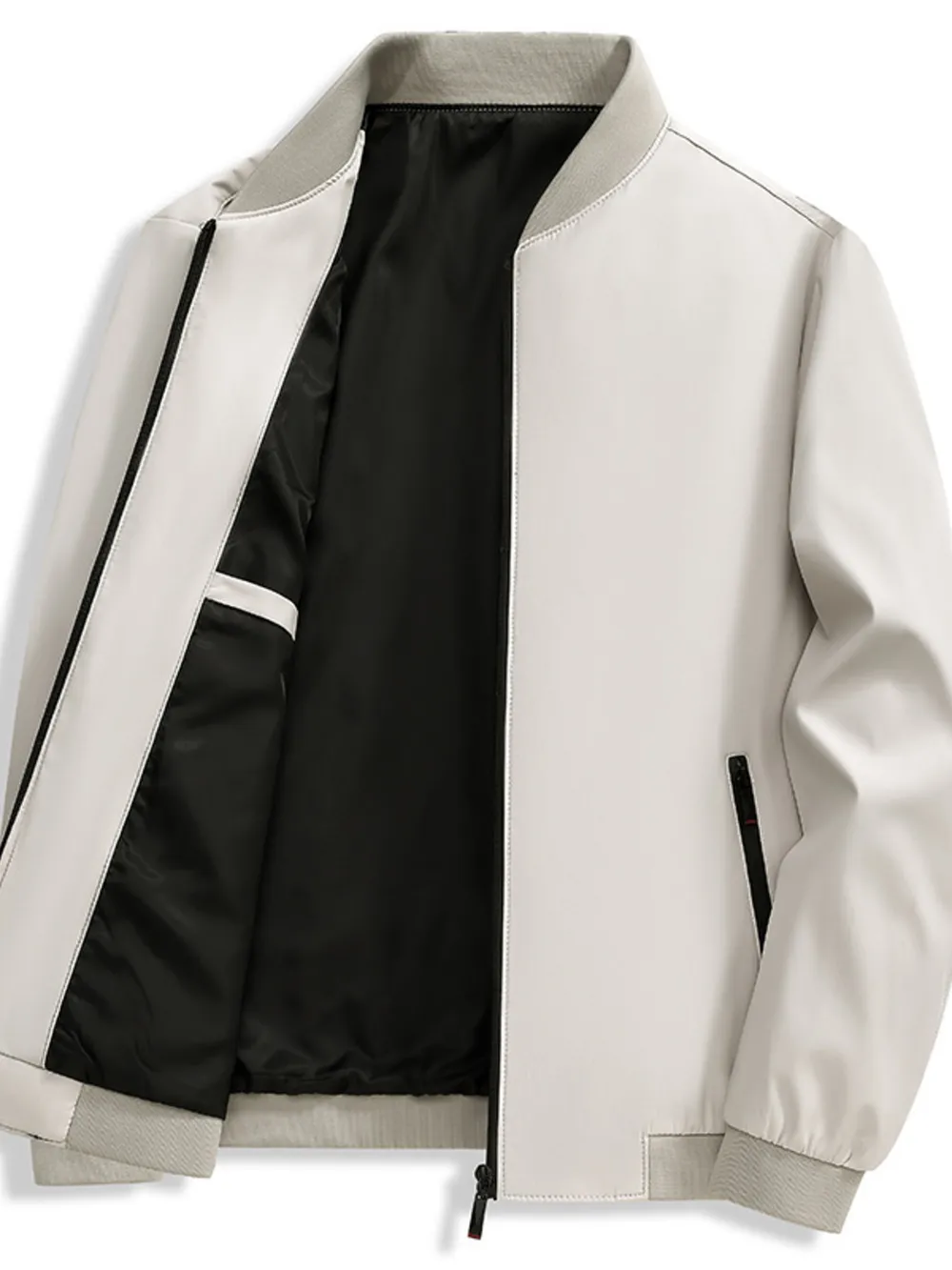 Men's Zip Up Long Sleeve Jacket, image 6