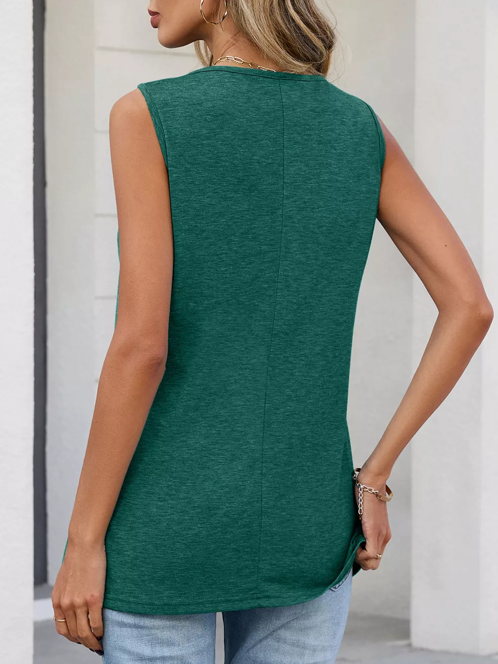 Casual V-Neck Tank, image 9
