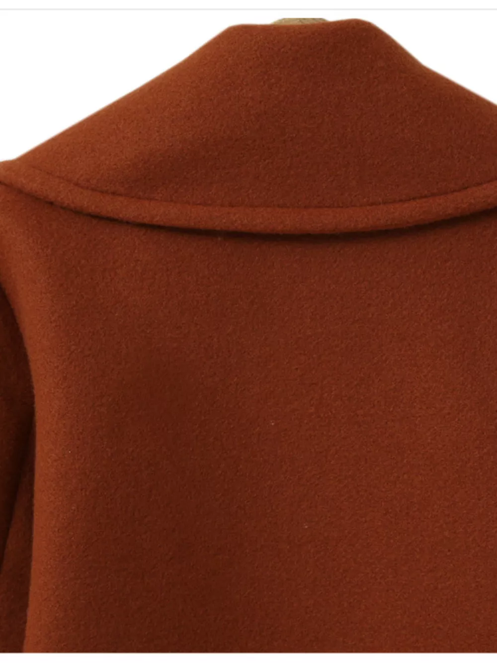 Double-Breasted Long Sleeve Coat, image 6