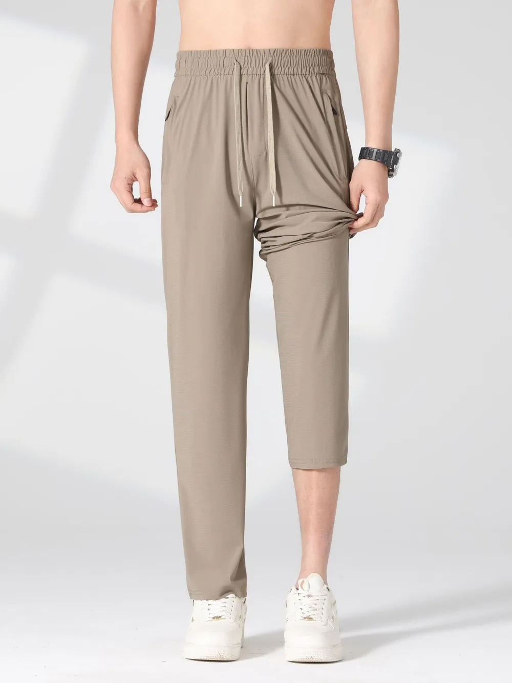 Men's Plus Size Casual Lightweight Quick-Dry Pants, image 7