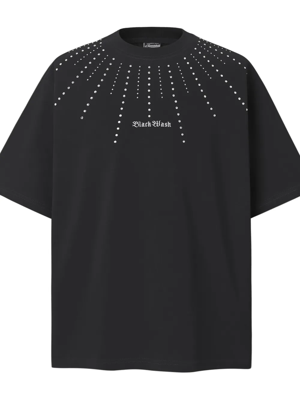 Men's Embellished Oversized Short Sleeve T-Shirt