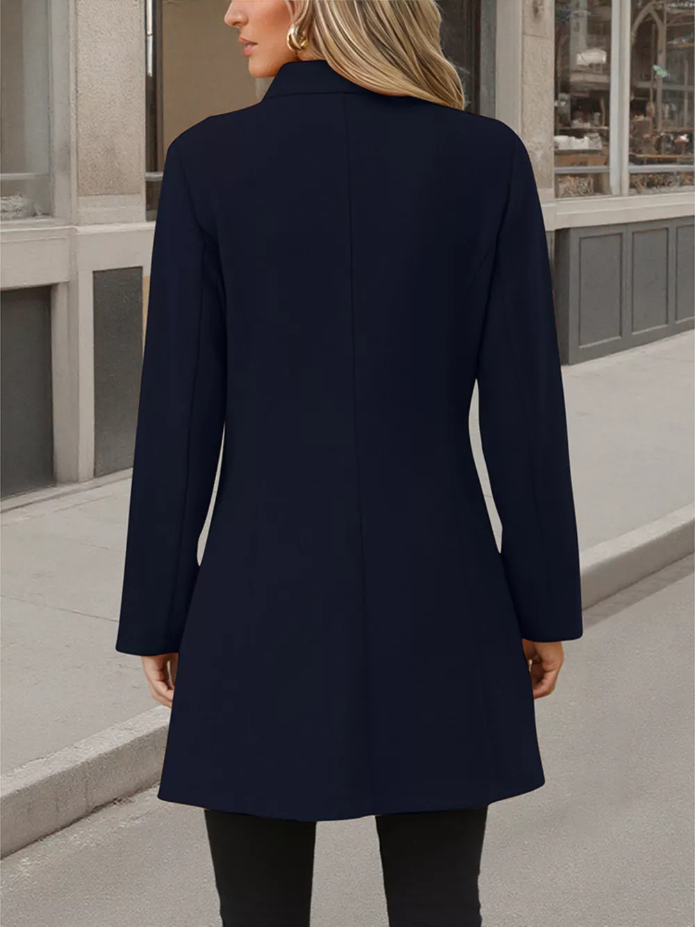 Button Up Long Sleeve Coat, image 27