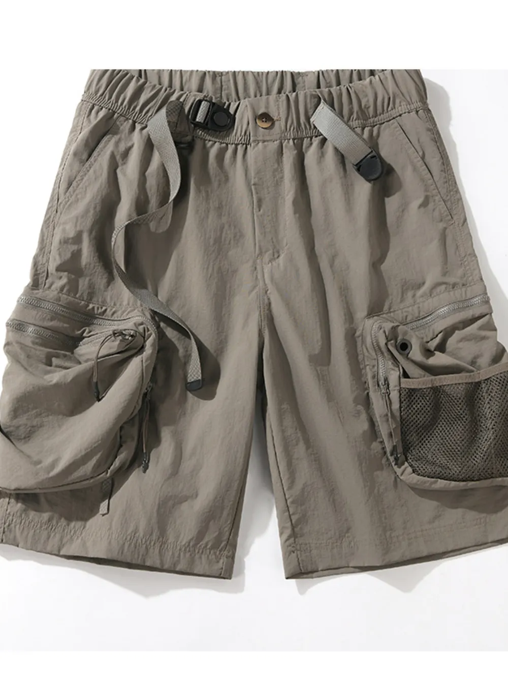 Men's Plus Size Multi-Pocket Cargo Shorts, image 2
