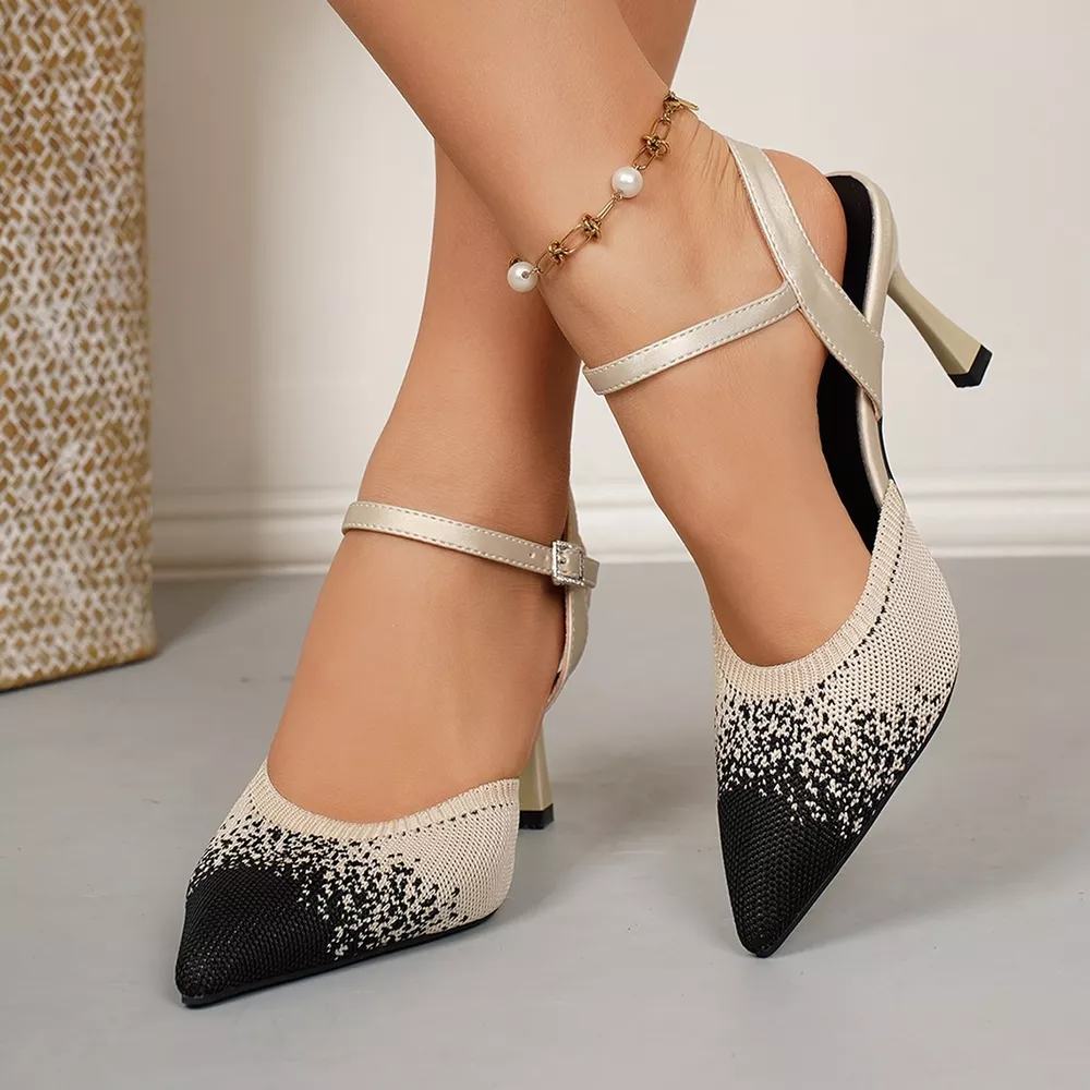 Point Toe Kitten Heels Sandals, image 3