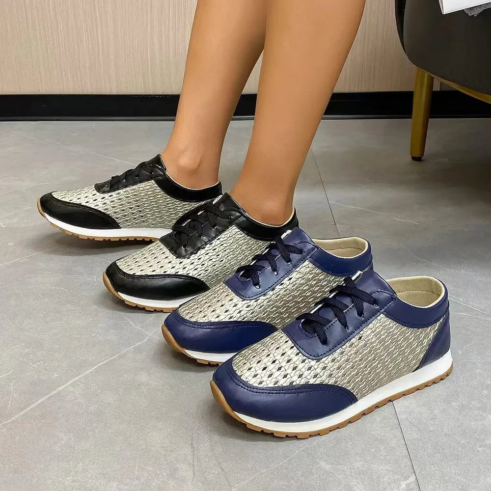 Breathable Lace Up Sneakers, image 2