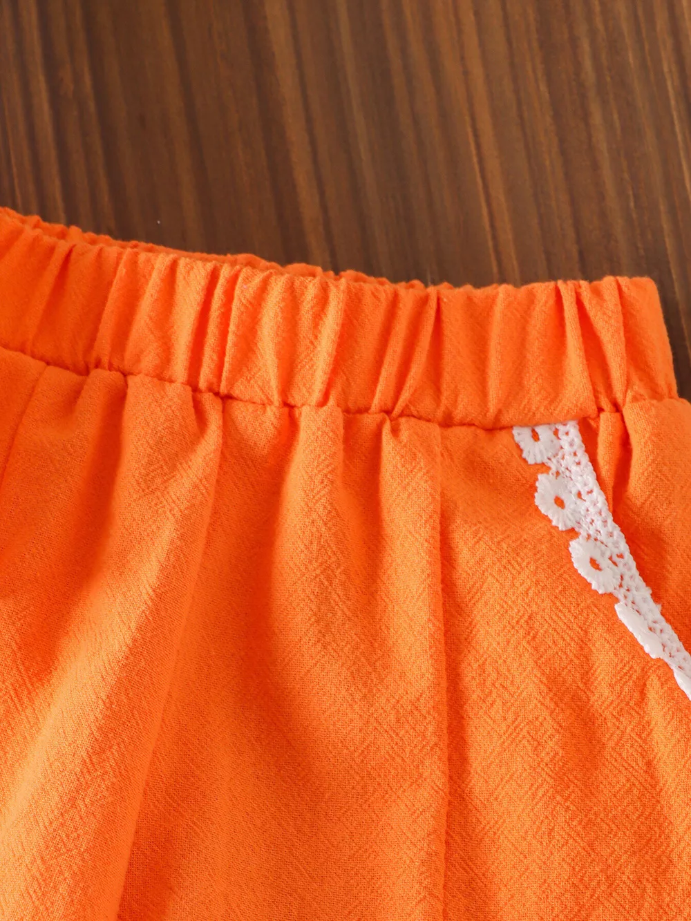 Children's Bow Round Neck Top and Shorts Set, image 5