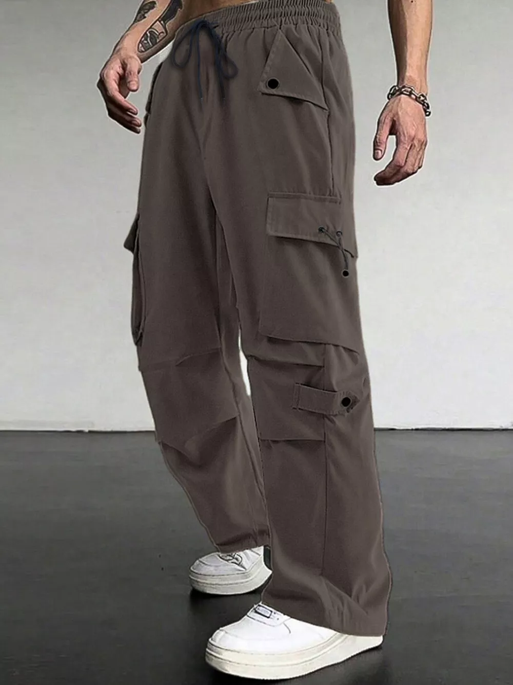 Men's Loose Fit Cargo Pants, image 10