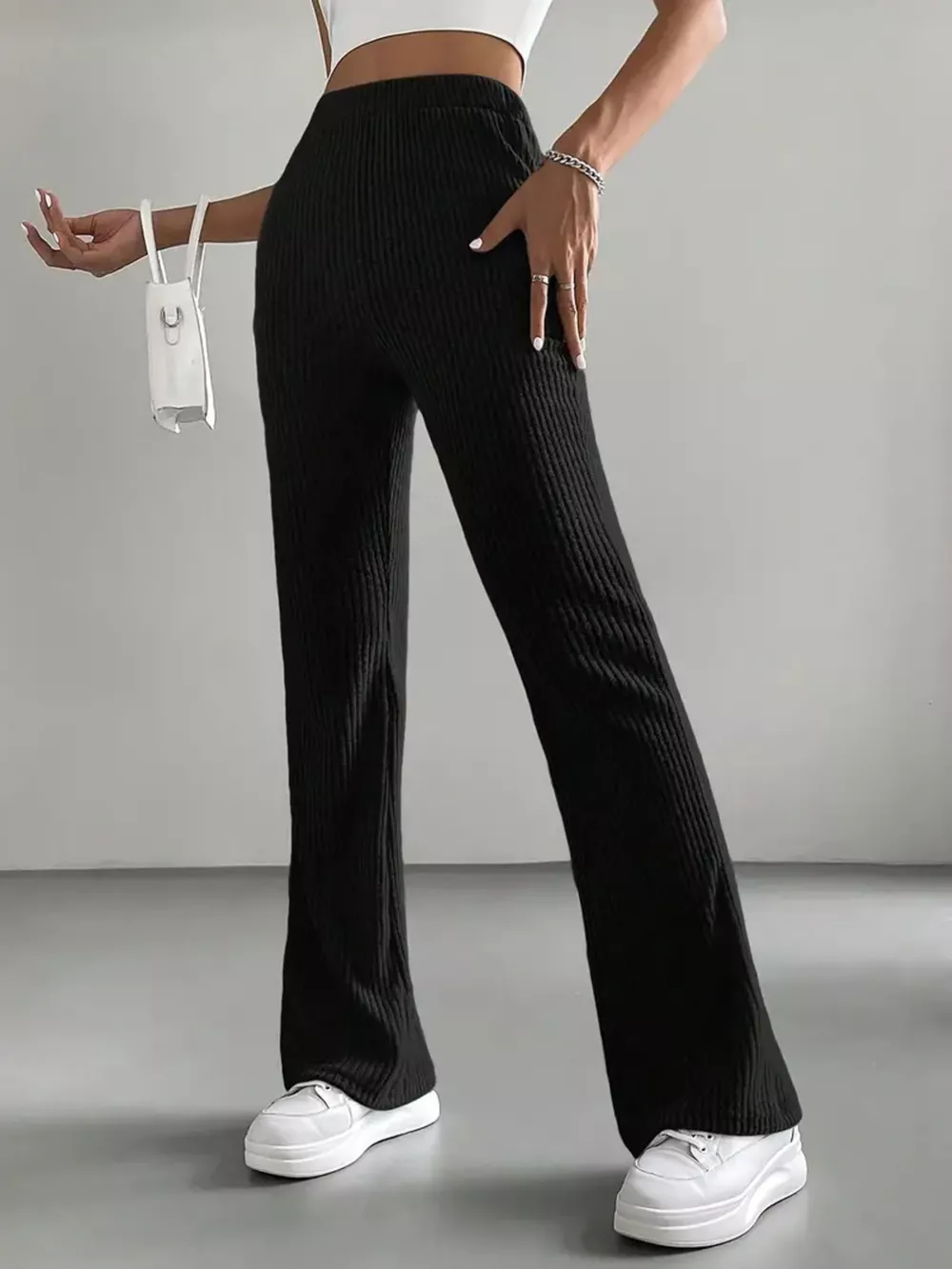 High Waist Flare Pants, image 11