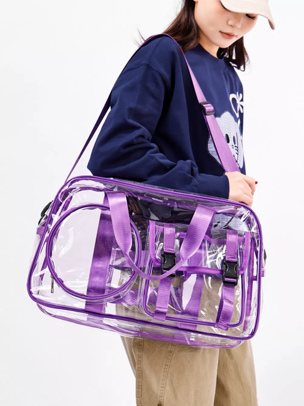 Clear PVC Travel Bag, image 11