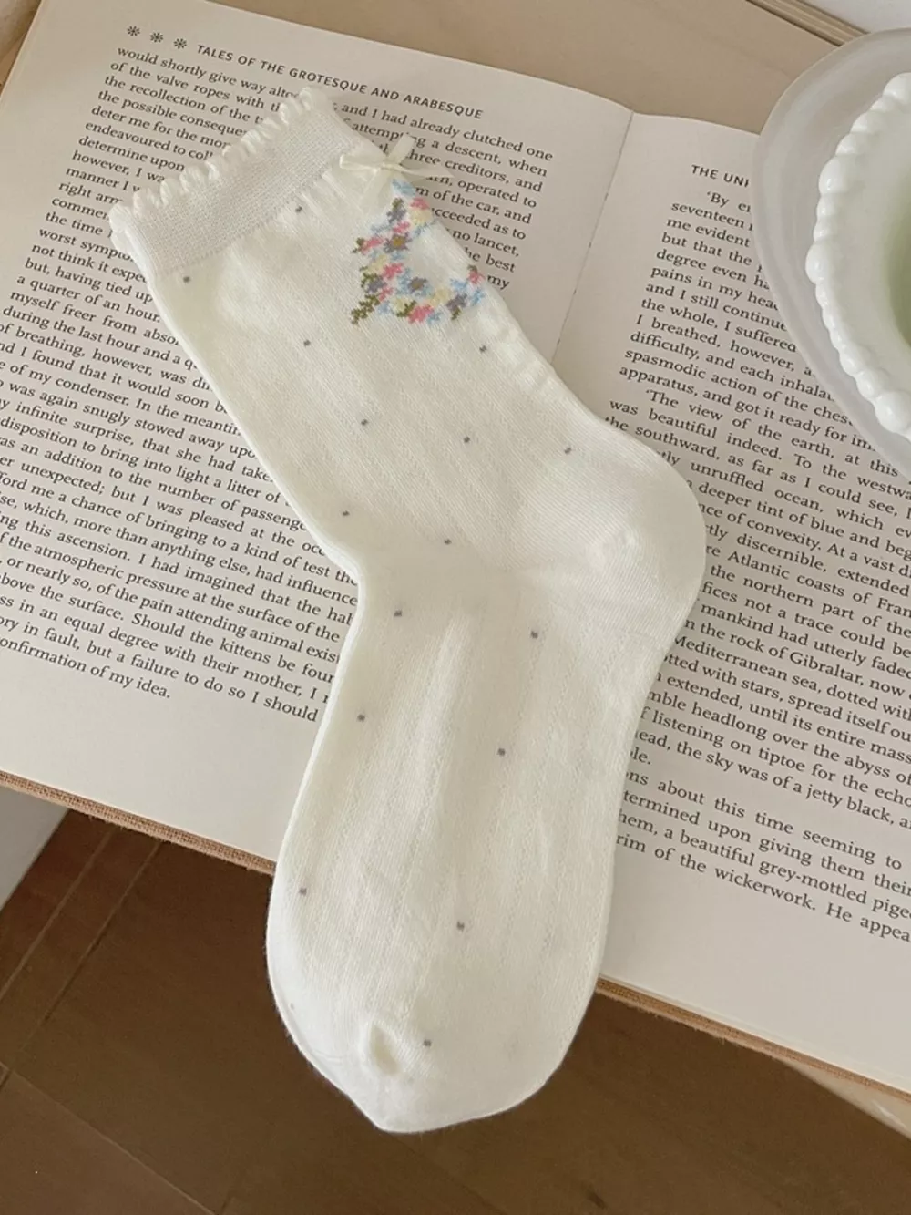 Floral Crew Socks, image 5