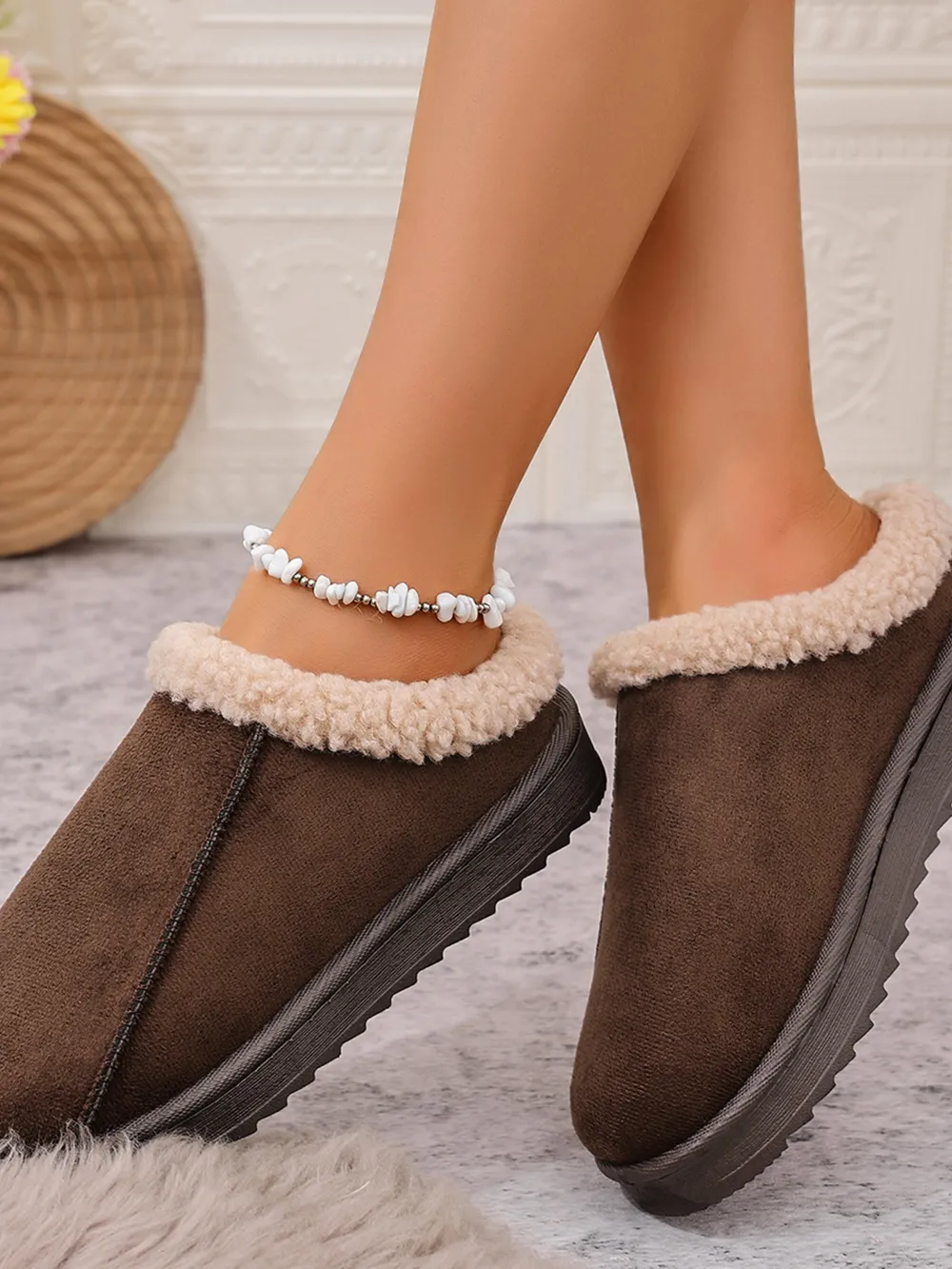 Cozy Faux Fur Lined Slippers, image 8