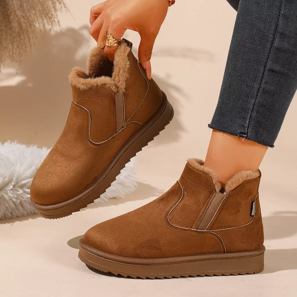 Plush Lined Winter Ankle Boots, image 5